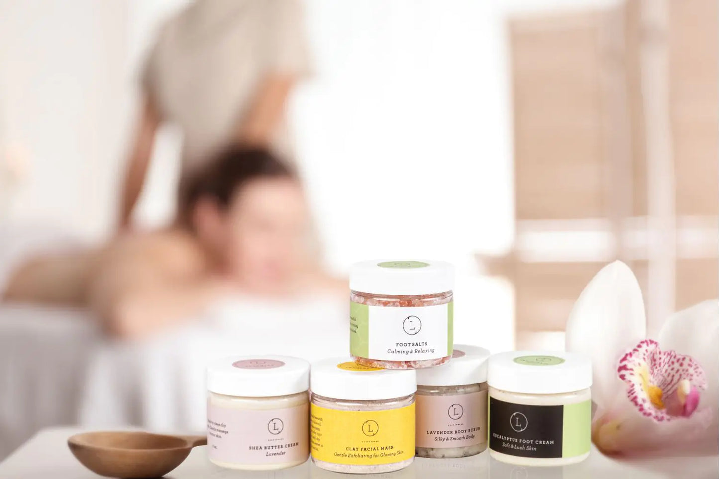 A Full body Luxury Home Spa Routine Gift Set, Perfect Mother's Day gift - Buy 4 jars Get 5 th FREE!